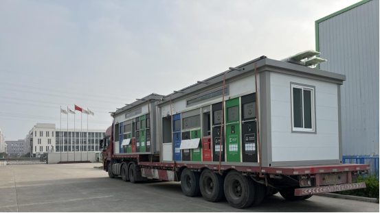 華展貓先生，智能垃圾房，垃圾分類房，垃圾投放點(diǎn)