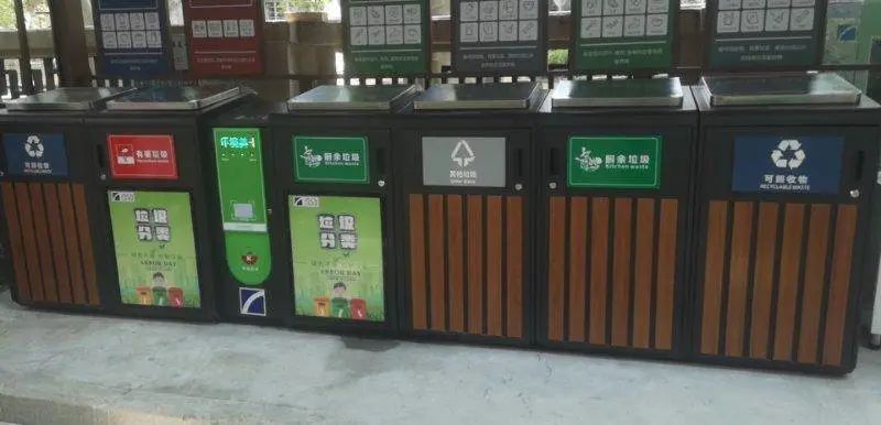 貓先生智能垃圾分類亭，定時定點垃圾收集點 ，垃圾亭生產廠家