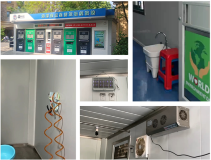 江蘇智能分類垃圾房，清潔小屋，垃圾分類收集站生產(chǎn)廠家